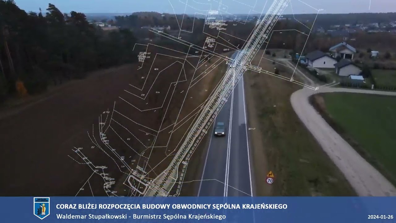 CORAZ BLIŻEJ ROZPOCZĘCIA BUDOWY OBWODNICY SĘPÓLNA KRAJEŃSKIEGO