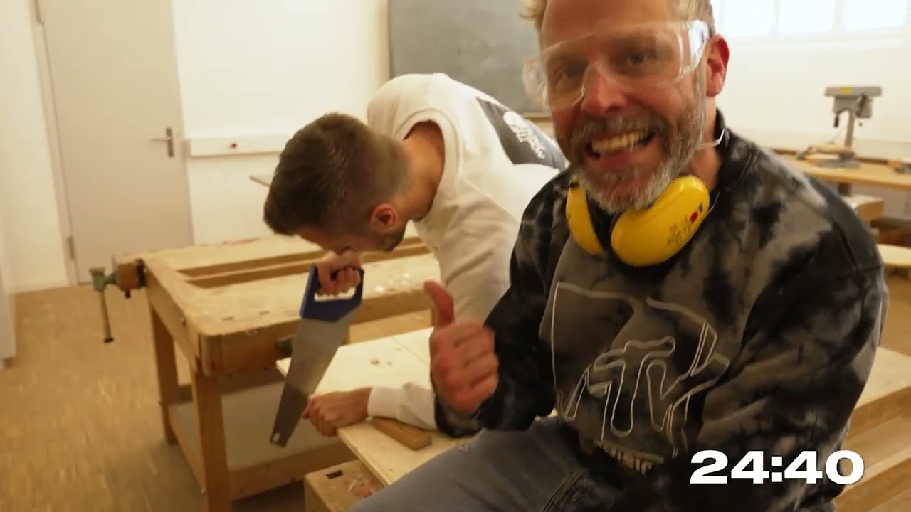 Erst Wochenende, wenn... - Team-Challenge Vogelhaus bauen