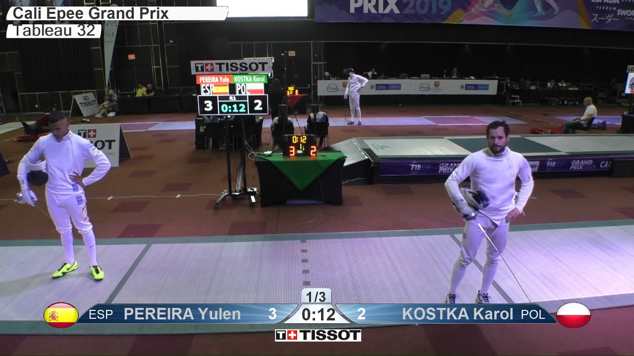2019 113 T32 06 M E Individual Cali COL GP GREEN KOSTKA POL vs PEREIRA ESP