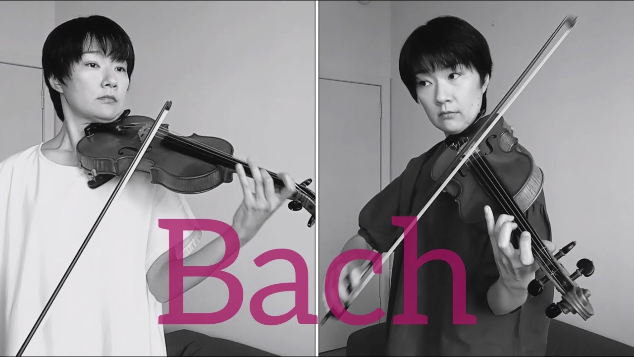 Bach, Concerto for 2 Violins BWV1043, 1st movement    バッハ、２つのヴァイオリンのための協奏曲、第１楽章
