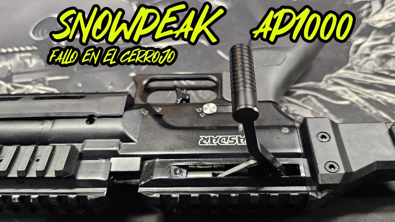 SNOWPEAK AP1000  PROBLEMA EN LA PALANCA