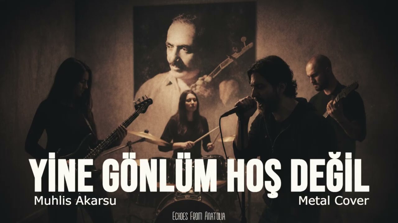 Muhlis Akarsu - Yine Gönlüm Hoş Değil | #unutmadımaklımda | Metal Cover | Anatolian Folk | AI Music