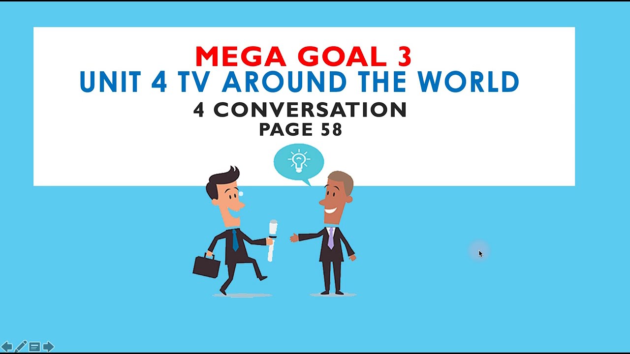 Mega Goal 2 الصف الثاني ثانوي | Unit 4 | 4 Conversation