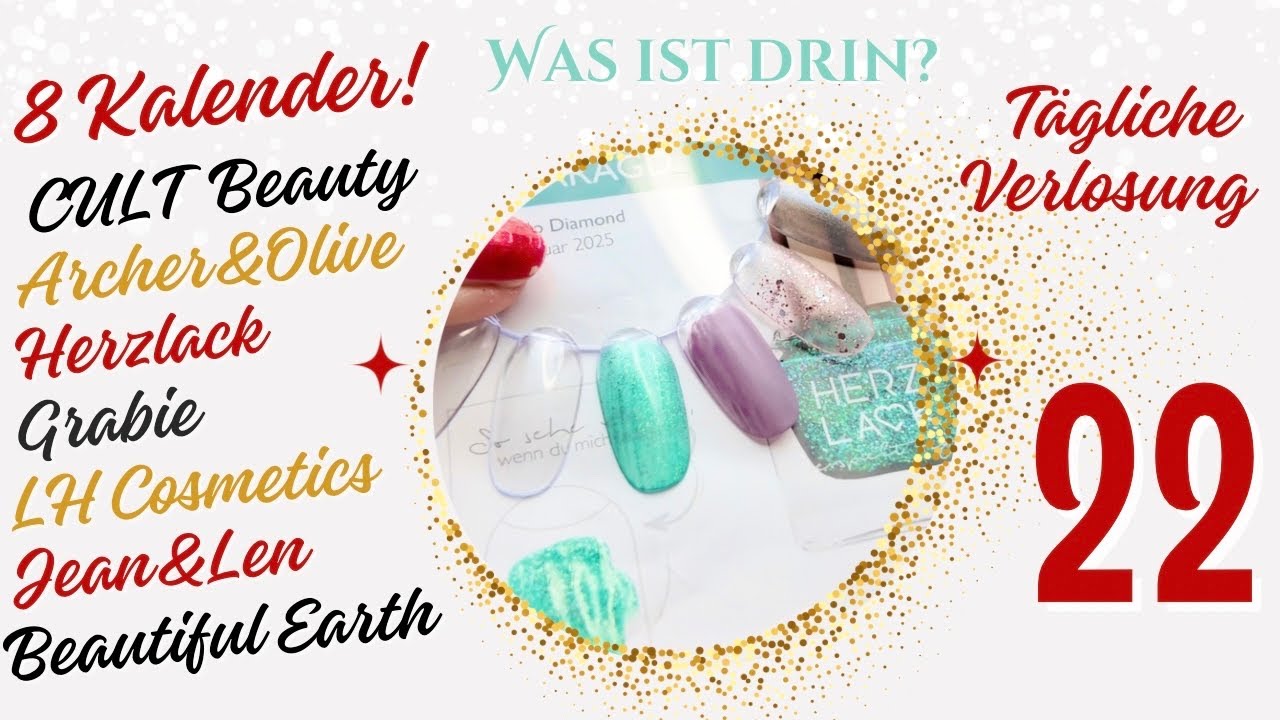 🎄Türchen 22: Ohne GEDÖNS!?🥳| 8 Adventskalender + Verlosung | Unboxing Advents-Zauber 2024