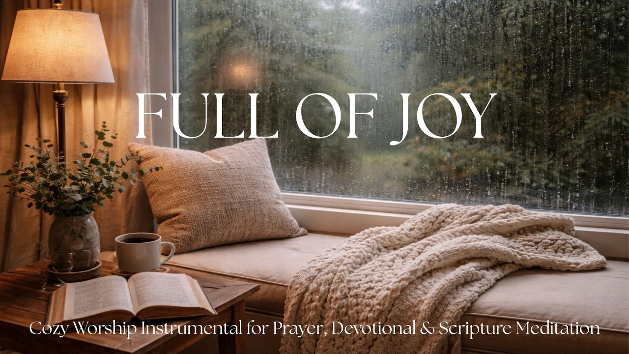FULL OF JOY | Cozy Worship Instrumental With Scriptures for Prayer, Devotional & Meditation