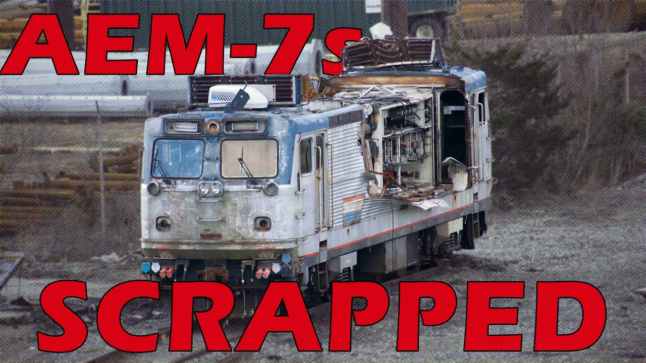 AEM-7 Scrapping | Amtrak toasters scrapped in RI