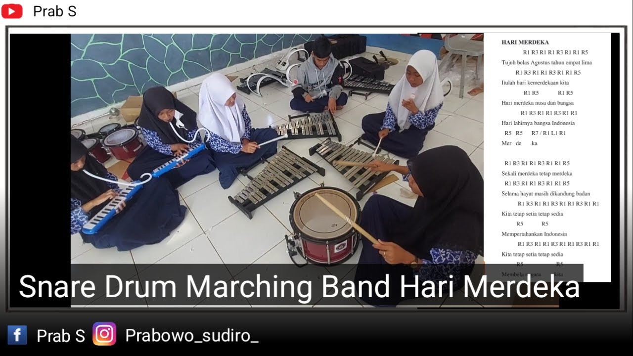 Snare Drum Marching Band Hari Merdeka