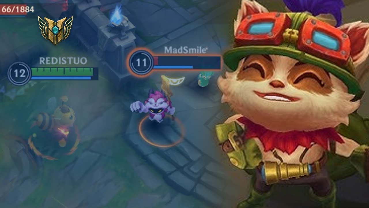 Wild Rift Teemo Baron Lane Gameplay in Season 16 (Build & Runes)