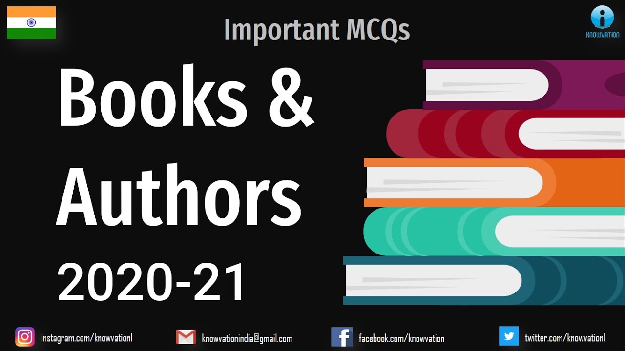 Books & Authors 2020-21 | All new GK MCQs | IIFT, TISS, XAT, CMAT, SSC, RBI, Banks & govt. exams