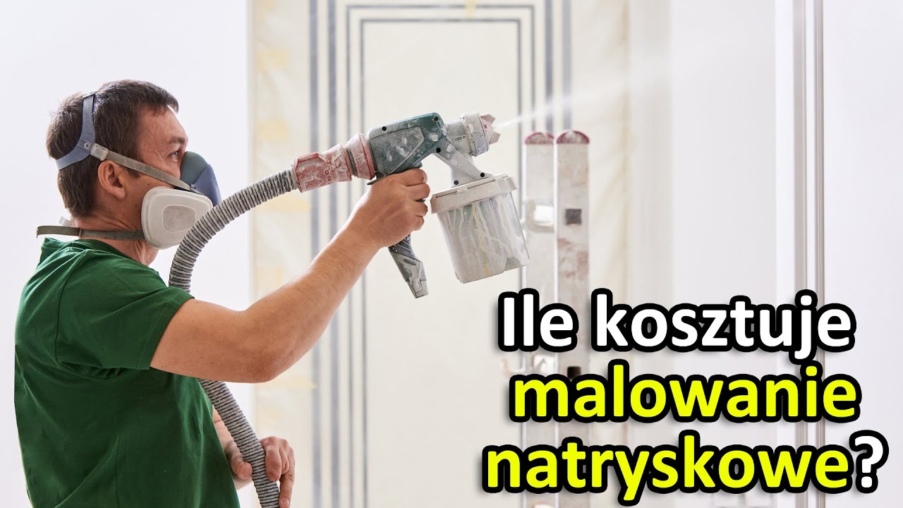 Cena za malowanie natryskowe | Malowanie agregatem cena za m2 w 2023 roku