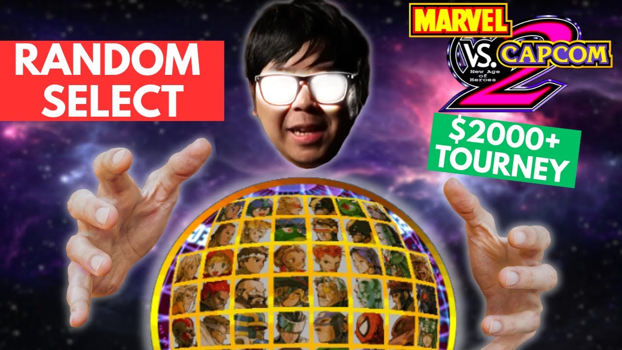 Marvel 2 Random Select Tourney (Justin Wong VDO Shin Amingo Static Gorilla) Marvel vs. Capcom 2 MVC2
