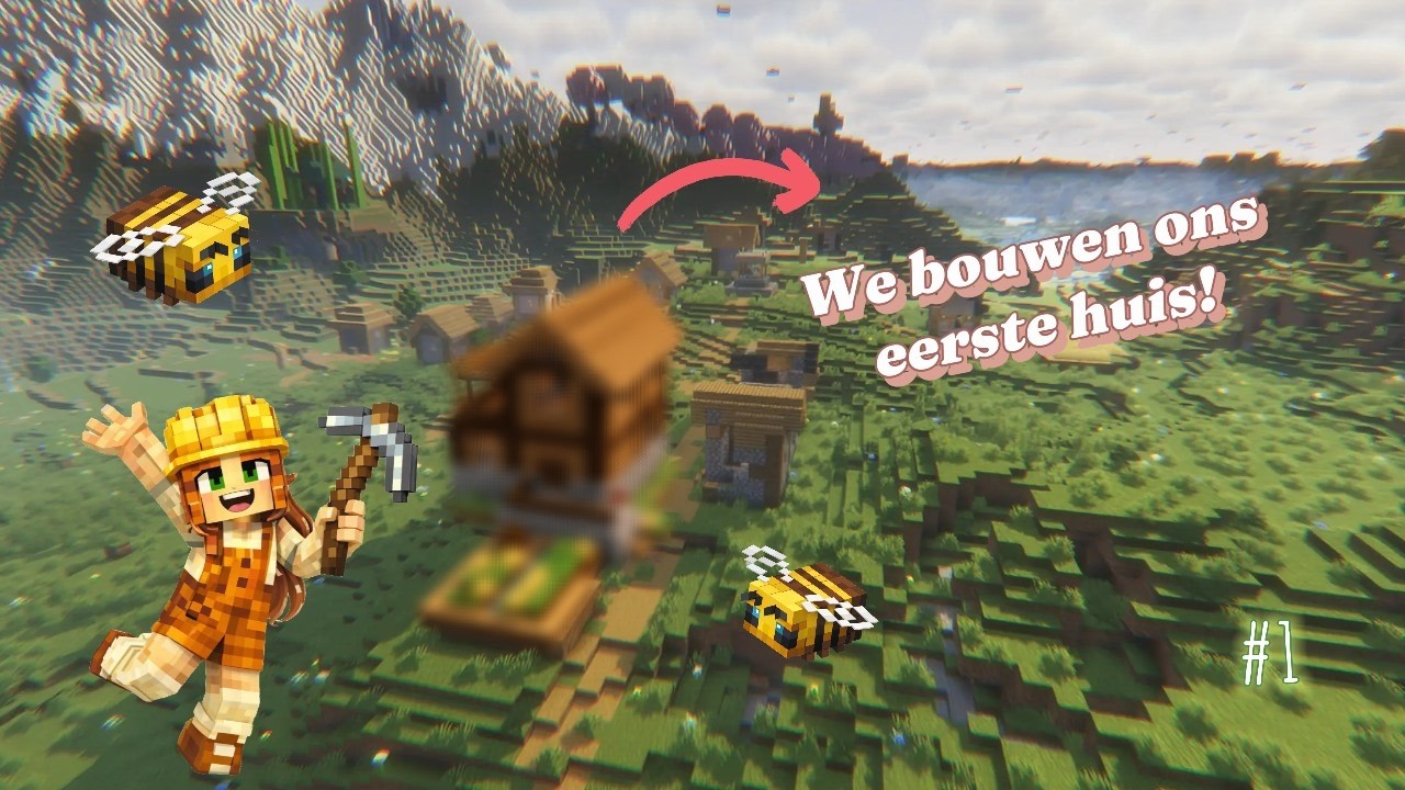 Van Dorp tot Thuis #1 - We beginnen ons cozy avontuur - Minecraft Modded NL