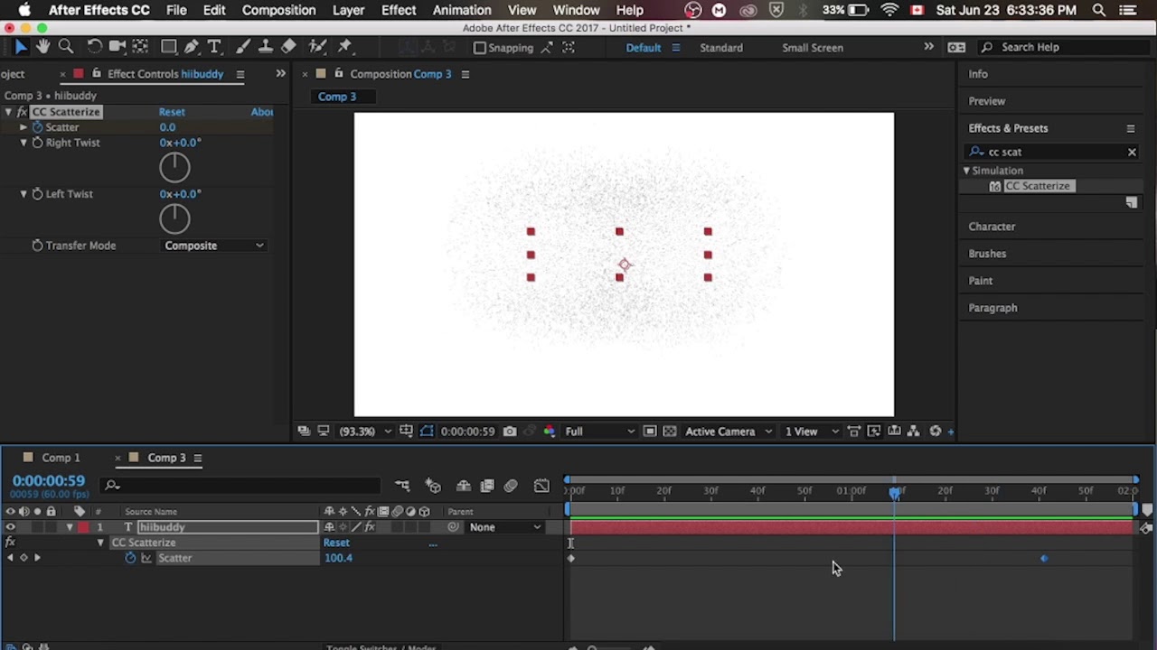 After Effects [Tutorial] - CC Scatterize