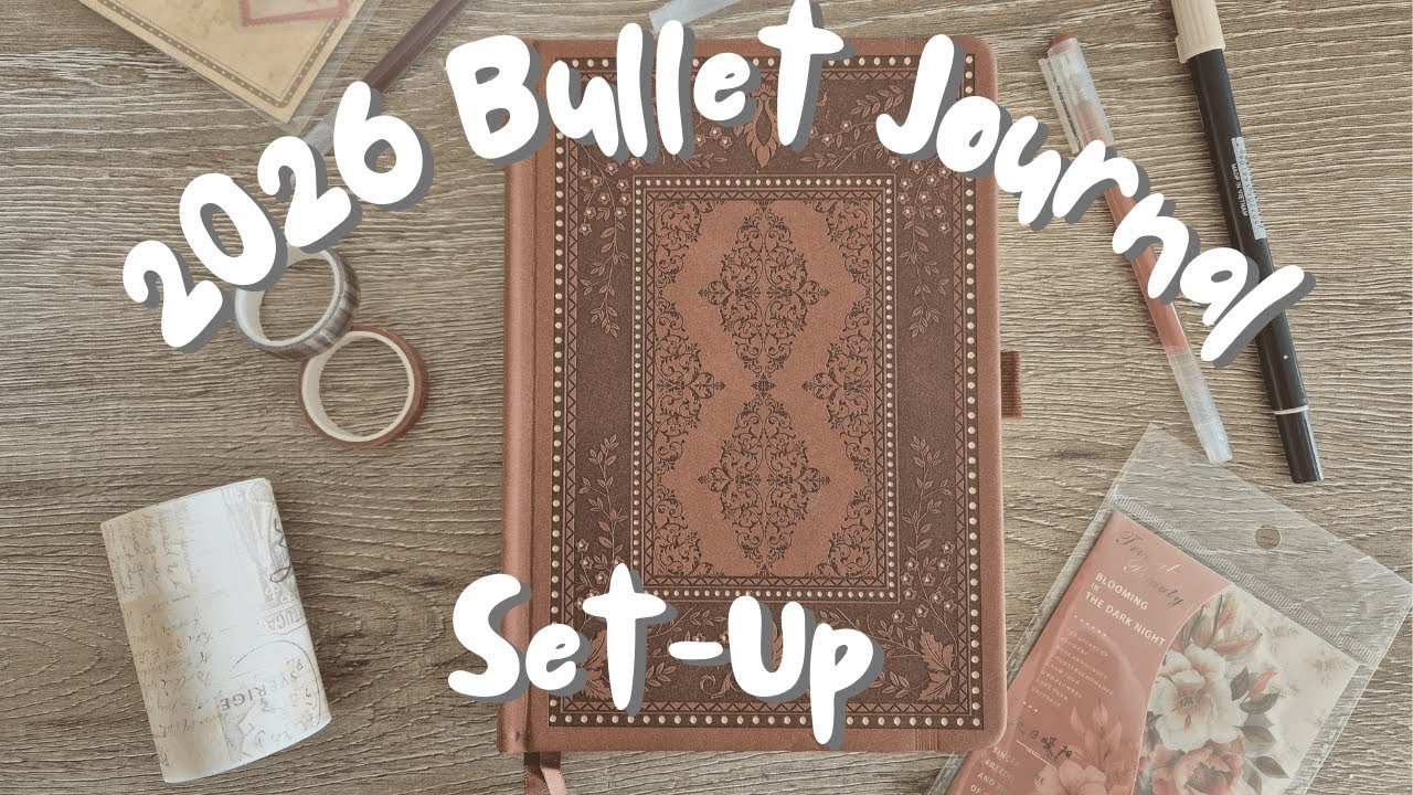 2026 Bullet Journal Set-Up | MERRY CHRISTMAS! 🎄