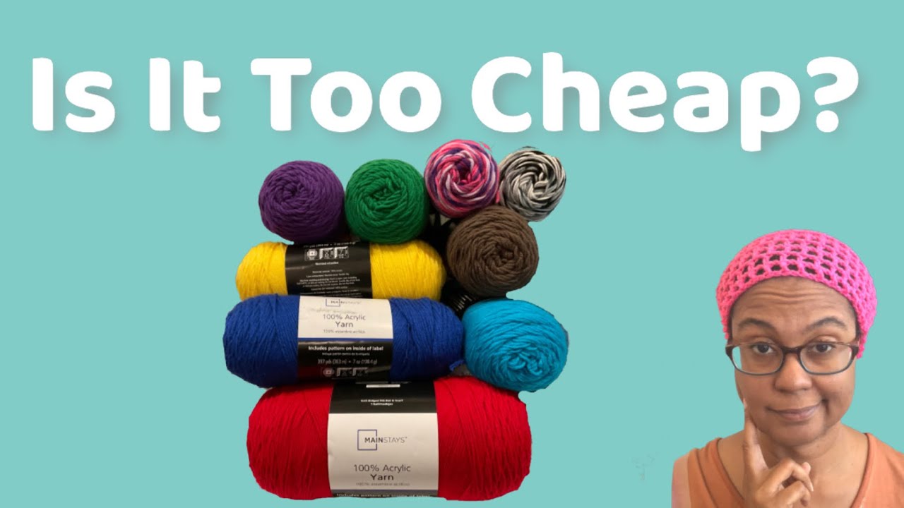 Walmart Yarn Review for Machine Knitting and Crocheting