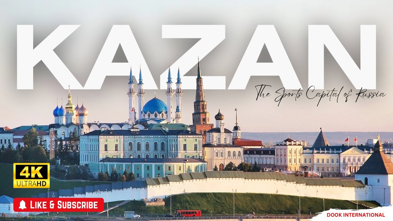 Kazan Travel 4K HDR &ndash; Beautiful City & Historical Landmarks Tour | The Sports Capital of Russia