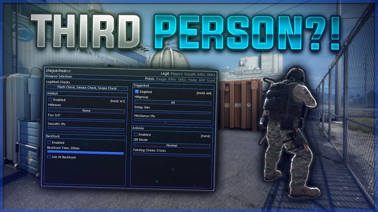 Легальное читерство в CS:GO от третьего лица... | при участии Plaguecheat.cc
