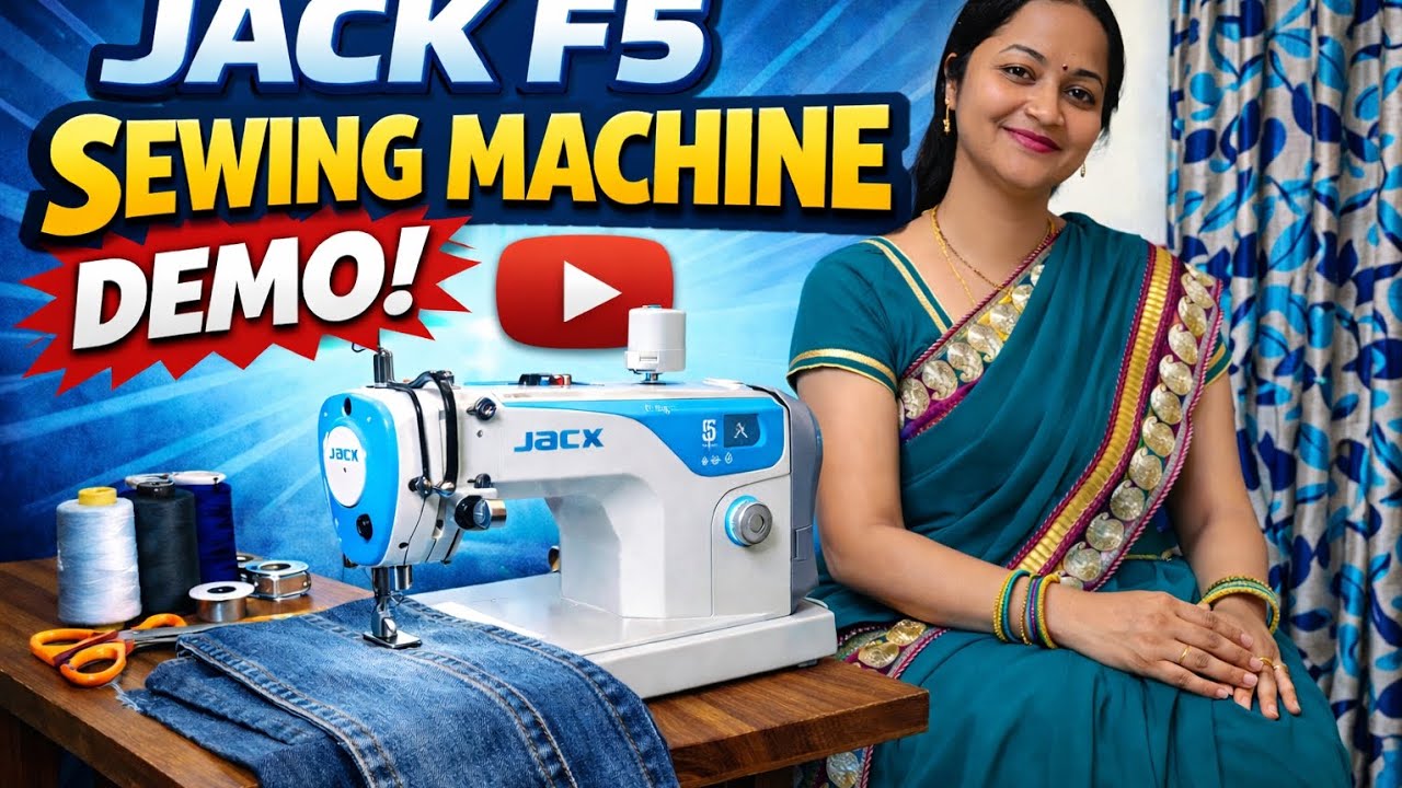 Jack f5 sewing machine demo 