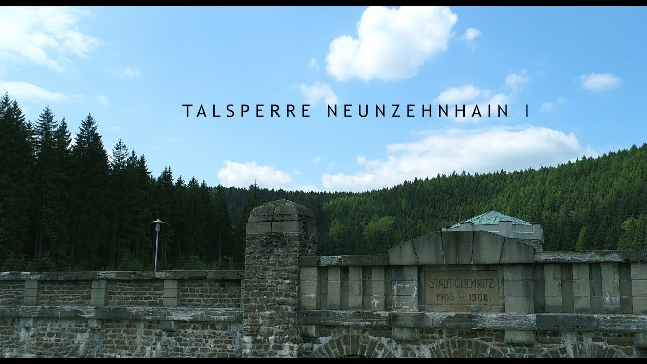 Talsperre Neunzehnhain I - 4K Luftaufnahmen