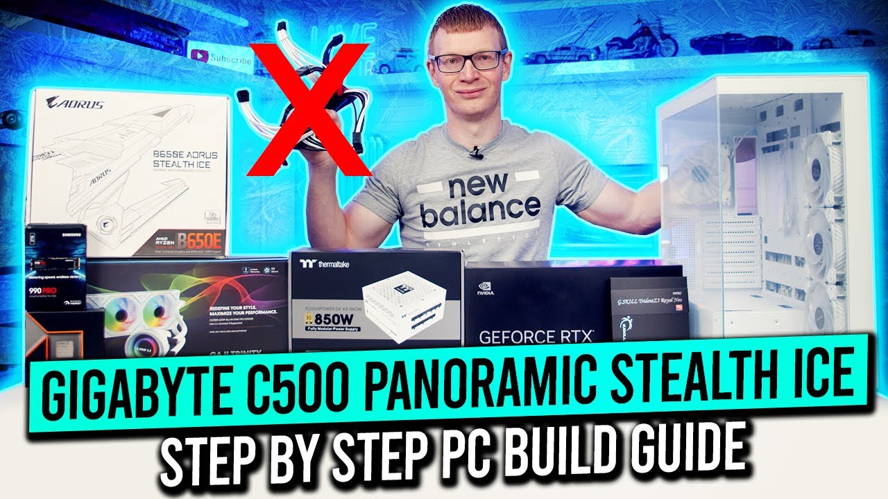 Gigabyte C500 Panoramic Stealth Ice Build - Step by Step Guide