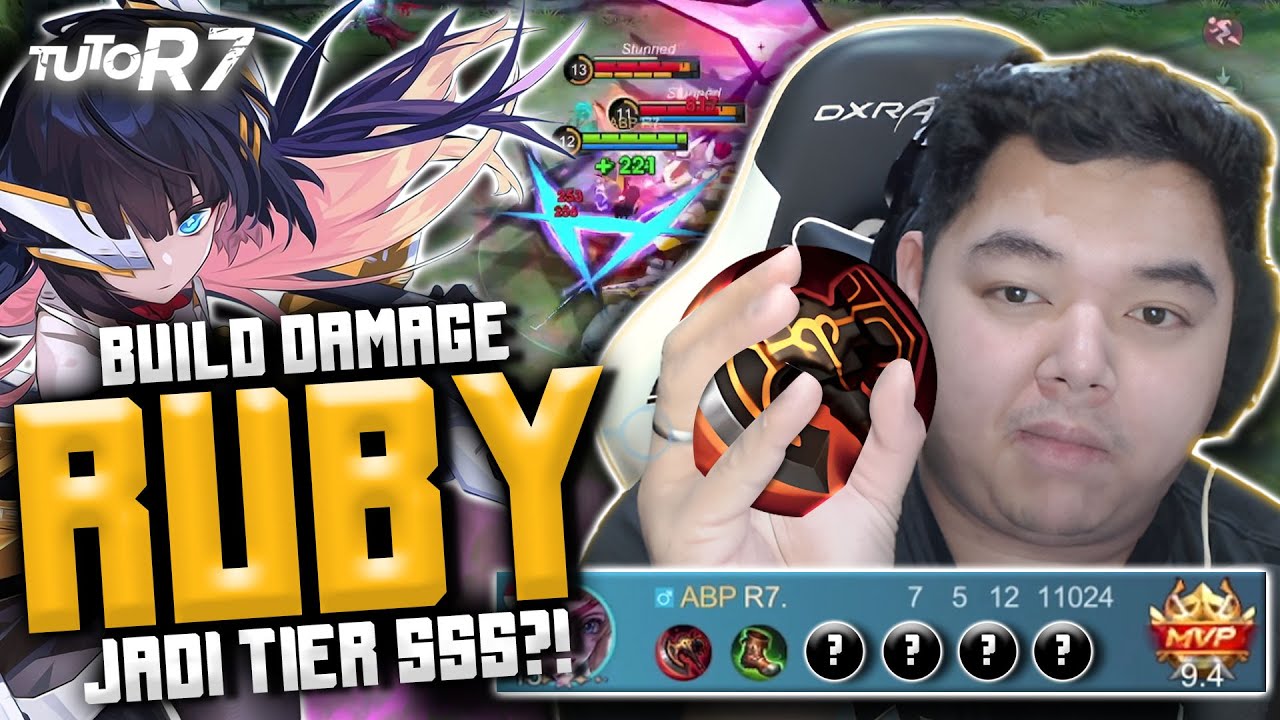 YANG LAGI META, RUBY DAMAGE | PAKE 2 KOMBO ITEM INI, SAKIT BANGET !!! #TUTOR7 #RUBY #MLBB
