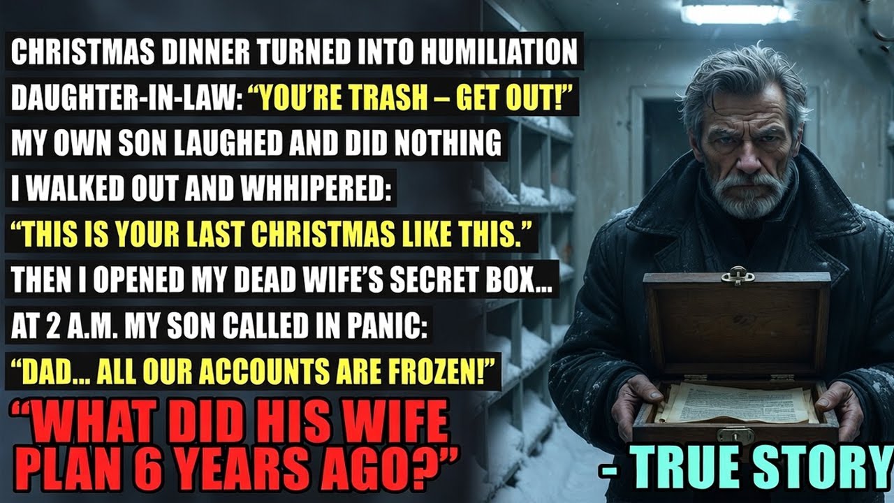 My Daughter-in-Law Called Me “Trash” on Christmas Eve—Then Everything Froze at 2 A.M. and My Son...