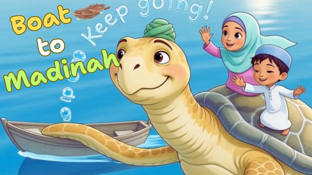 Shoo Shoo Boat to Madinah | Islamic Kids Rhymes #deenkids #islamiclearningforkids 