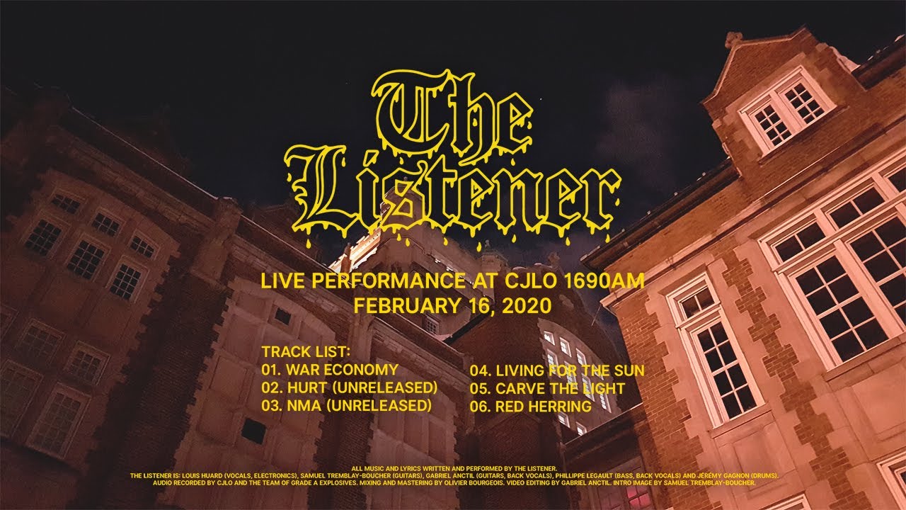 The Listener - Live Performance at CJLO 1690AM