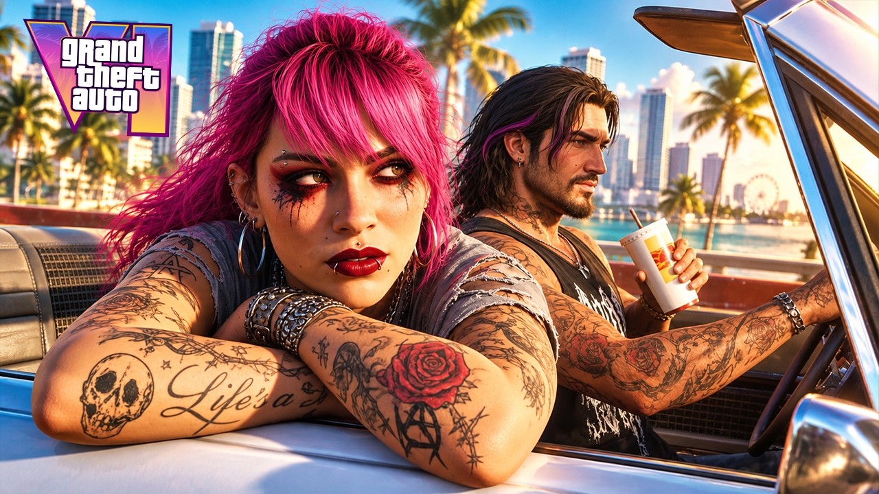 LUDZIE OSZALELI NA PUNKCIE GTA 6