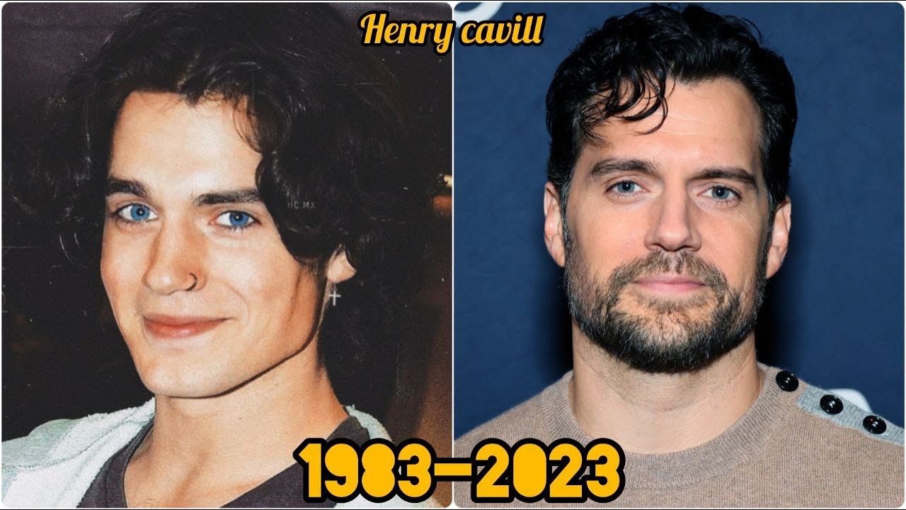 Henry Cavill then and now from 1983 to 2023