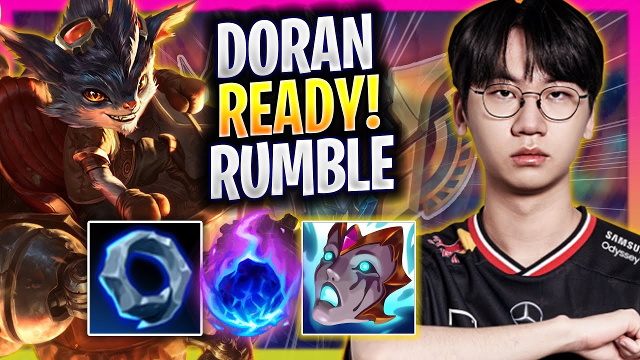 DORAN IS READY TO PLAY RUMBLE! - T1 Doran Plays Rumble TOP vs Pantheon! | Season 2025