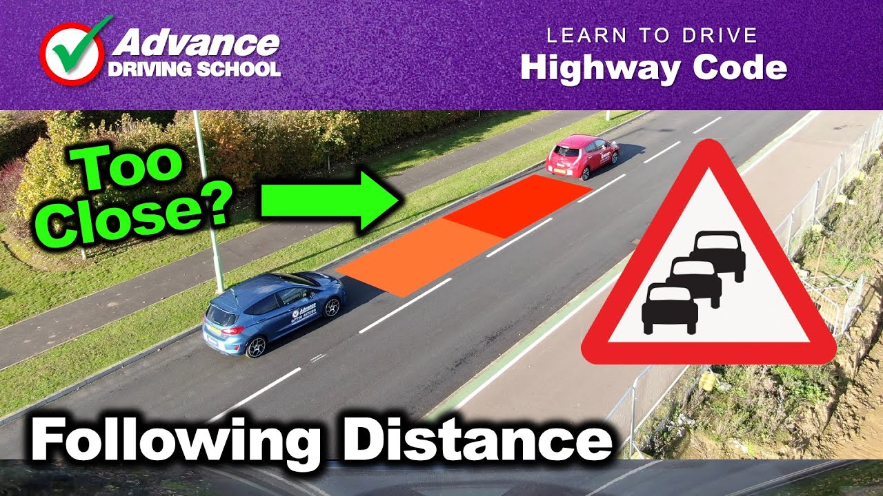 Following Distance / Tailgating  |  Highway Code