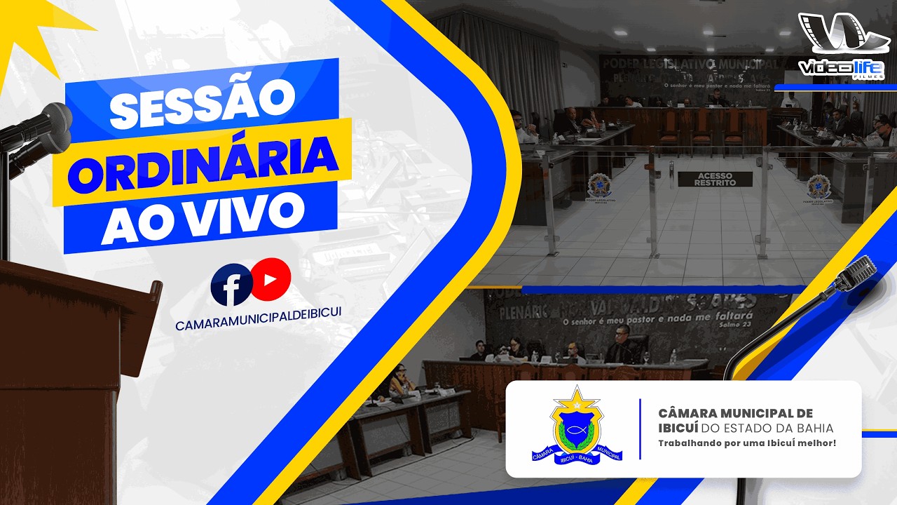 1º Sessão Ordinária do 1º Período Legislativo - Câmara de Vereadores em Ibicuí - 24/02/2026