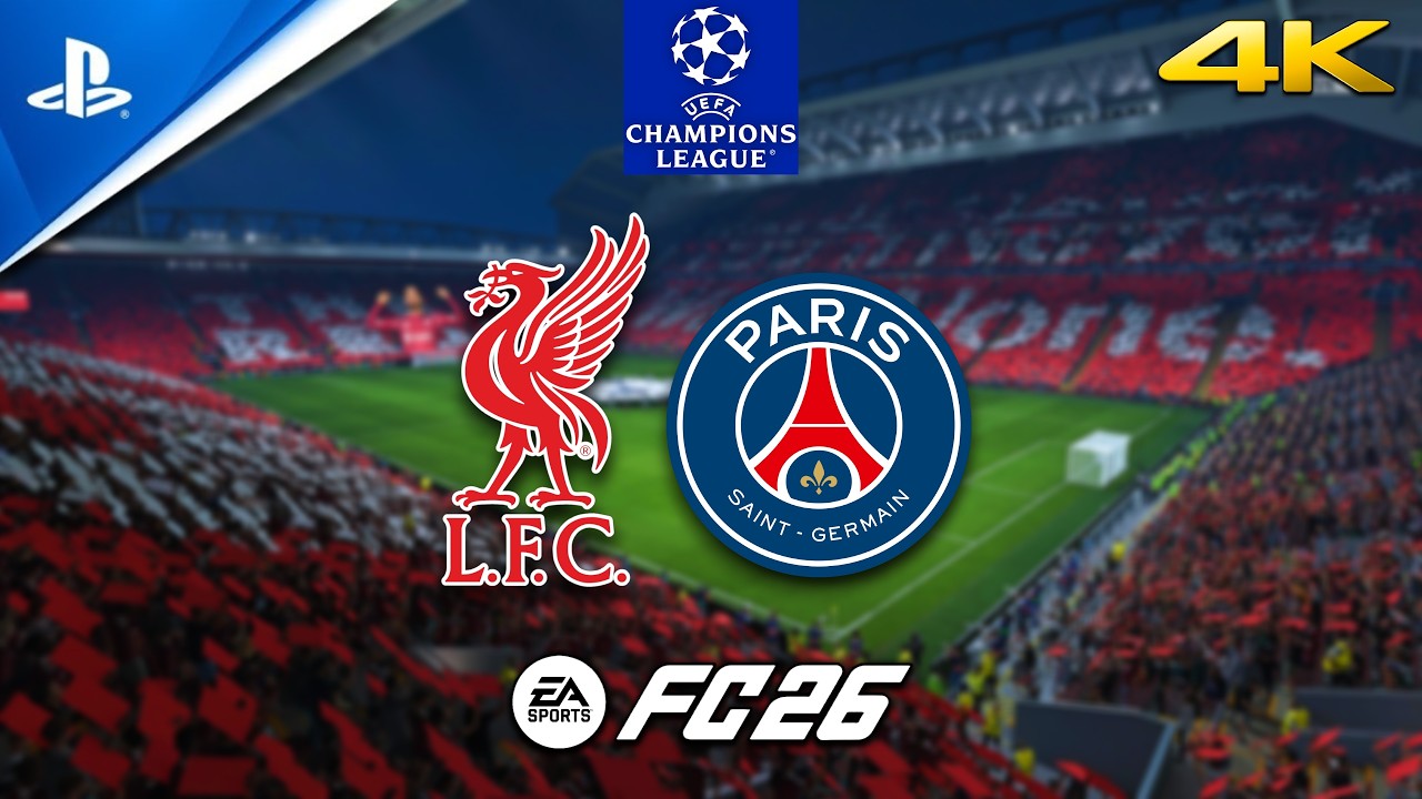 FC 26 - Liverpool vs PSG - UCL - gameplay ps5 4K español latino