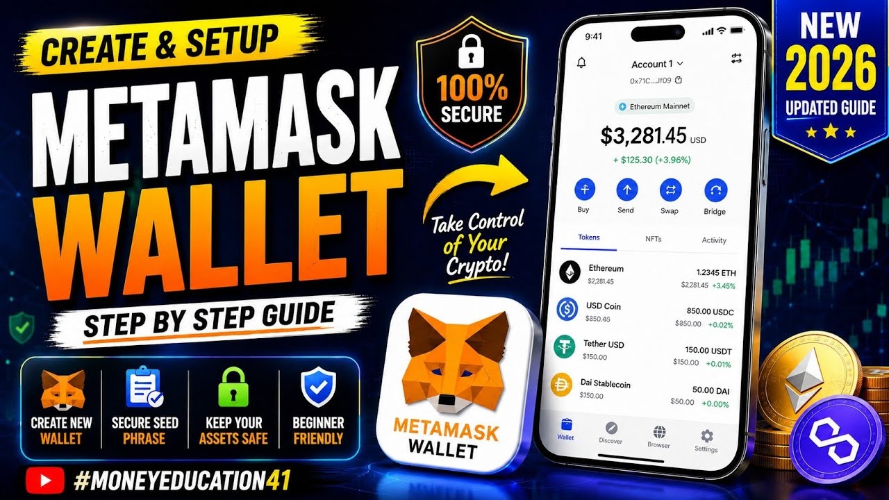 How To Create MetaMask Wallet 2026 | Step By Step 