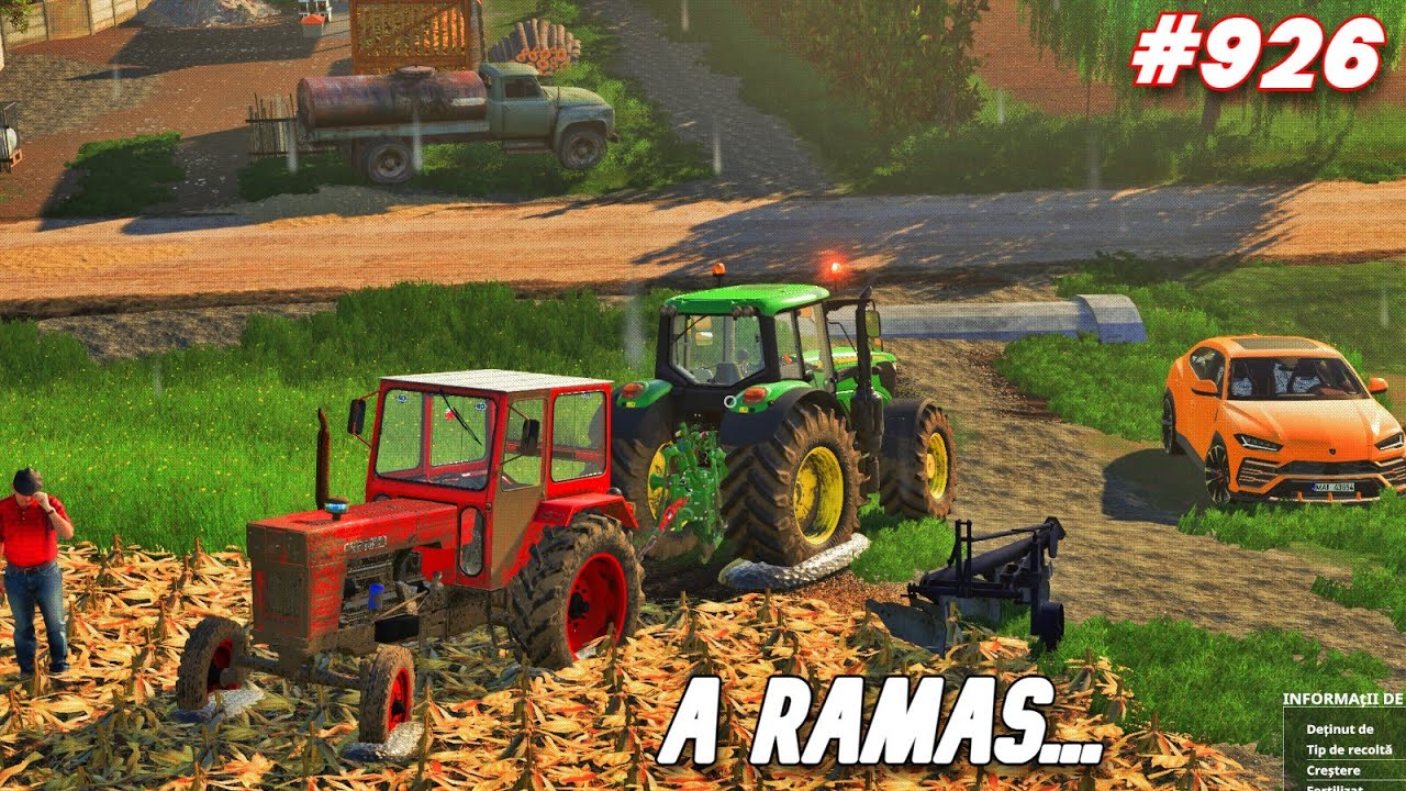 Roleplay pe Dumesti///NEA NELU S-A ÎMPOTMOLIT [926]-Farming Simulator 19