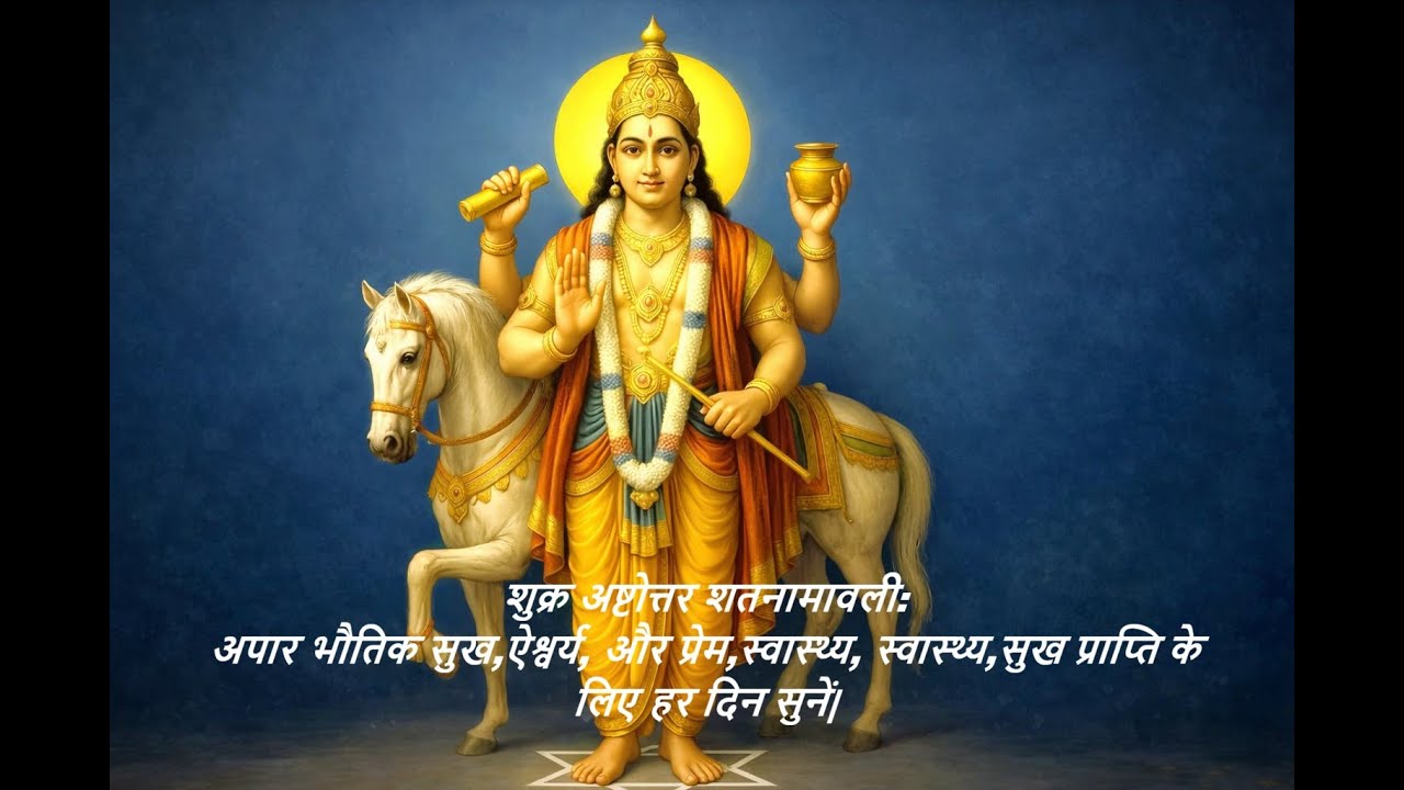 शुक्र अष्टोत्तर शतनामावली: अपार भौतिक सुख,ऐश्वर्य, और प्रेम,स्वास्थ्य, स्वास्थ्य,सुख प्राप्ति के लिए