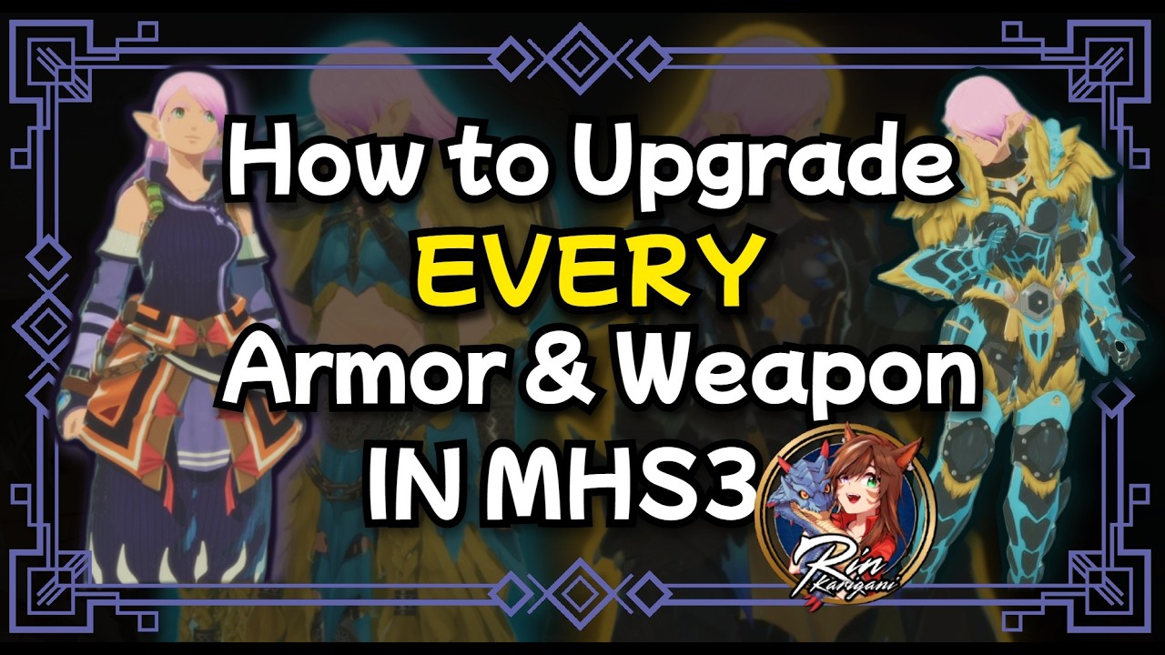 ALL UPGRADE MATS FOR YOUR ARMOR AND WEAPONS in Monster Hunter Stories 3 #mhs3 #capcomcreator