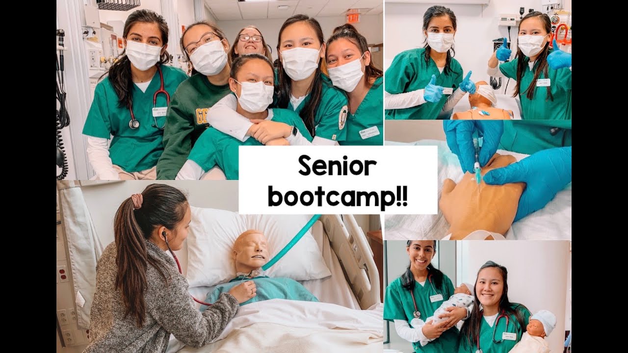 SENIOR NURSING BOOTCAMP!! *my first time putting in an IV*