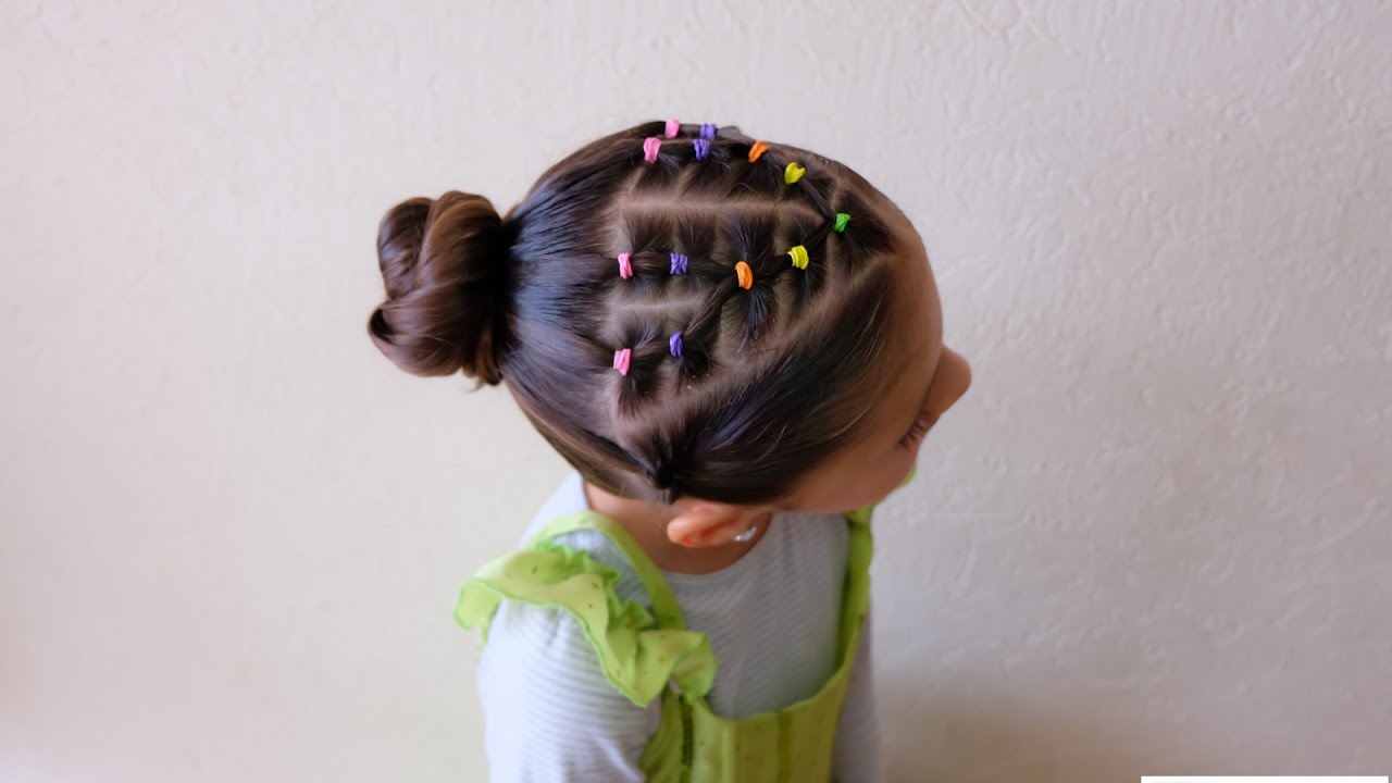 Peinado fácil para niña / Easy hairstyle for girl ❤ Chongo