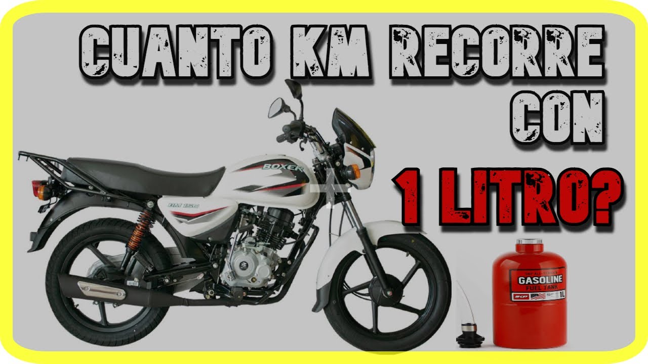 BAJAJ BOXER BM 150 / RENDIMIENTO DE COMBUSTIBLE 100% REAL.
