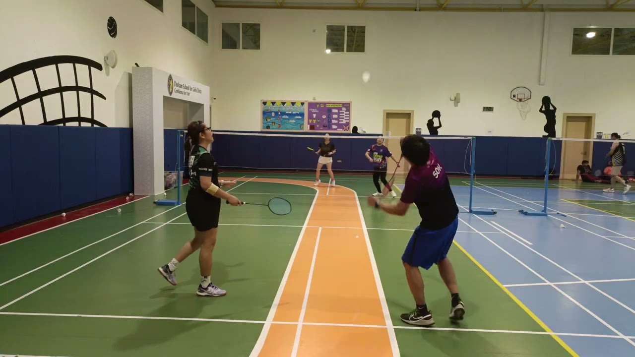 Badminton queuing with RACKET MASTER group_Jan. 14, 2026_Micho,Arvin, Carla & Eva