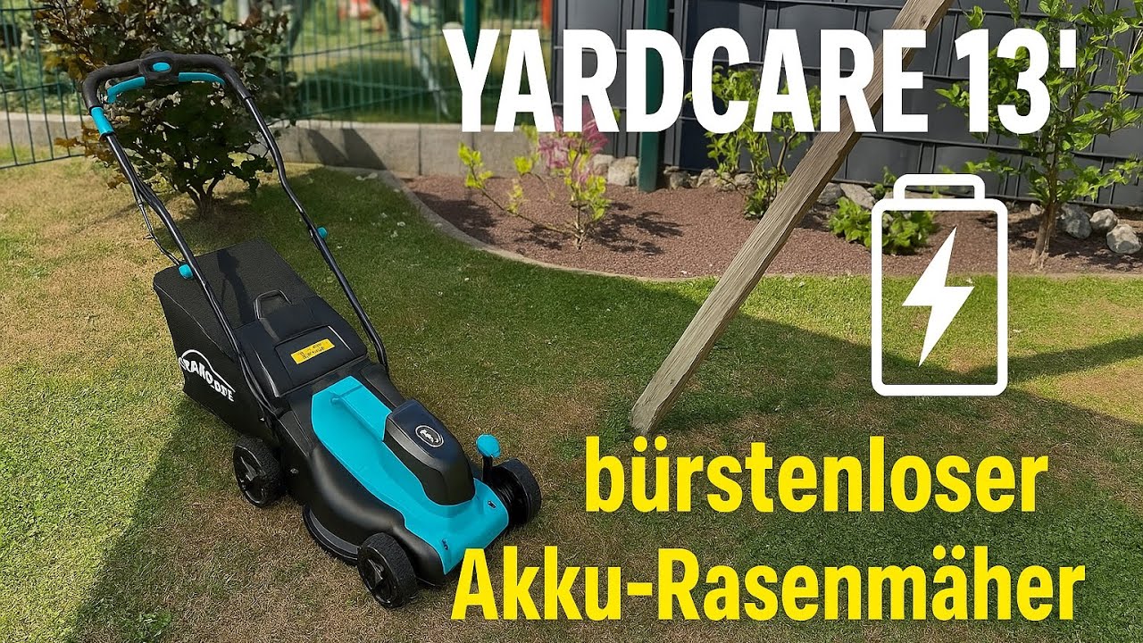 Leise, leicht & kabellos: Der beste Akku-Rasenmäher 2025? | YardCare 13“ im Test