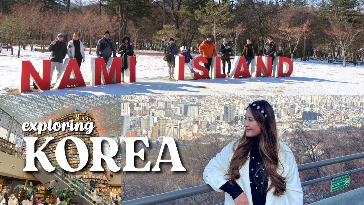KOREA • Exploring the City 🫶🏼 Nami Island, Vivaldi Ski Resort & Namsan Tower 🏙️ | Lexy Rodriguez