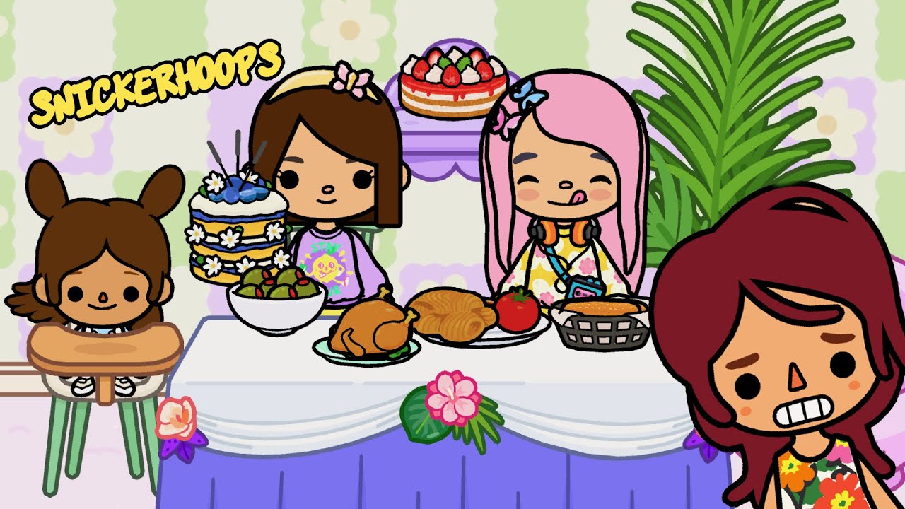 THANKSGIVING DINNER and NEW FURNITURE in Toca Boca | Toca Life World Story with VOICE