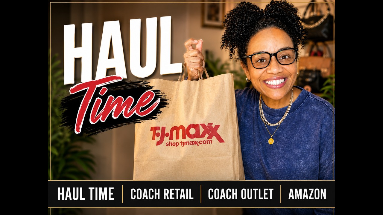 #Haul Time 🫶🏽 | #tjmaxx #coach #coachretail #coachoutlet #amazon 