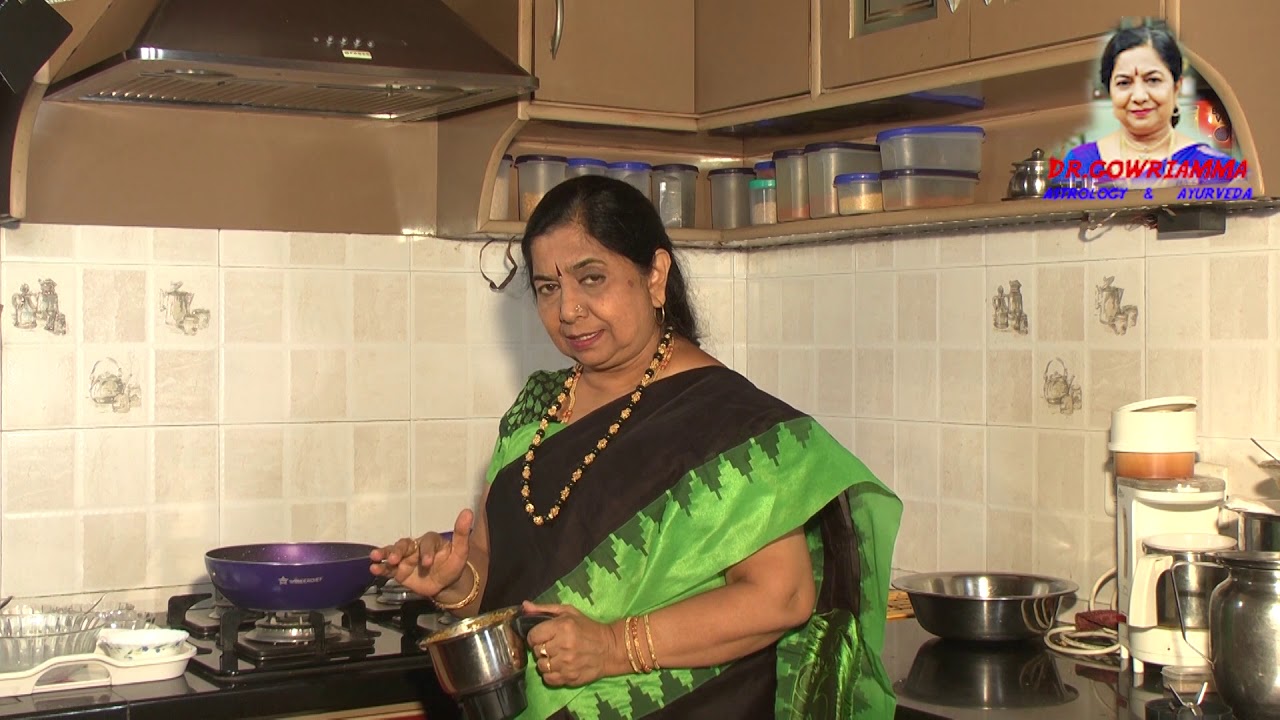 ರುಚಿಕರವಾದ ದೊಡ್ಡ ಪತ್ರೆ ಗೊಜ್ಜ - Dr. Gowriamma