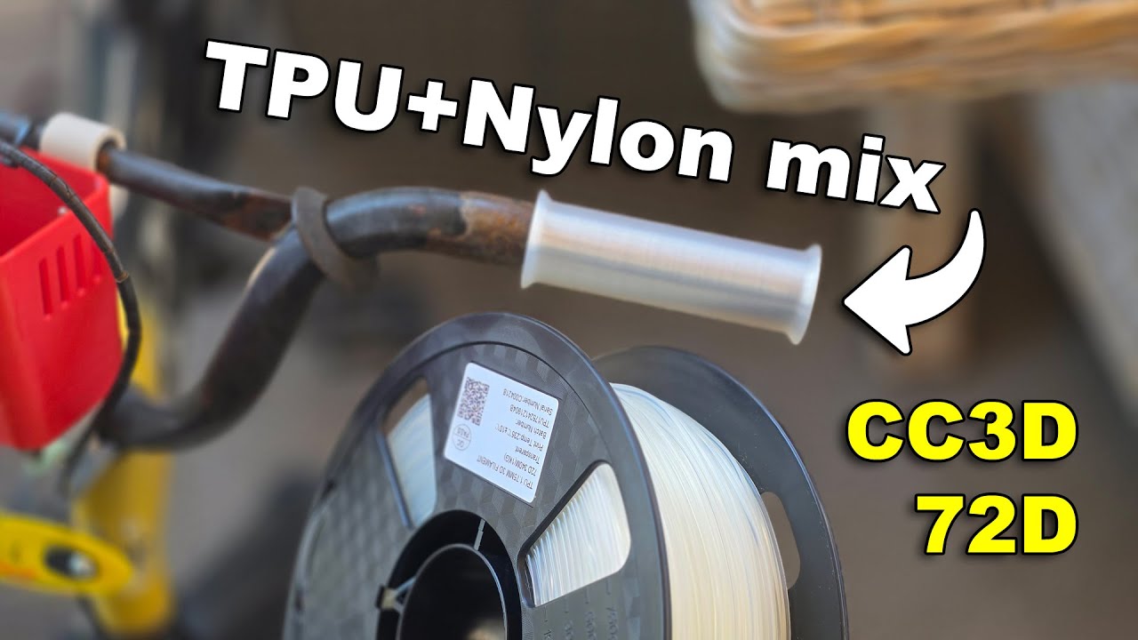 TPU+Nylon Mix: Is CC3D TPU 72D the Toughest Flexible Filament?