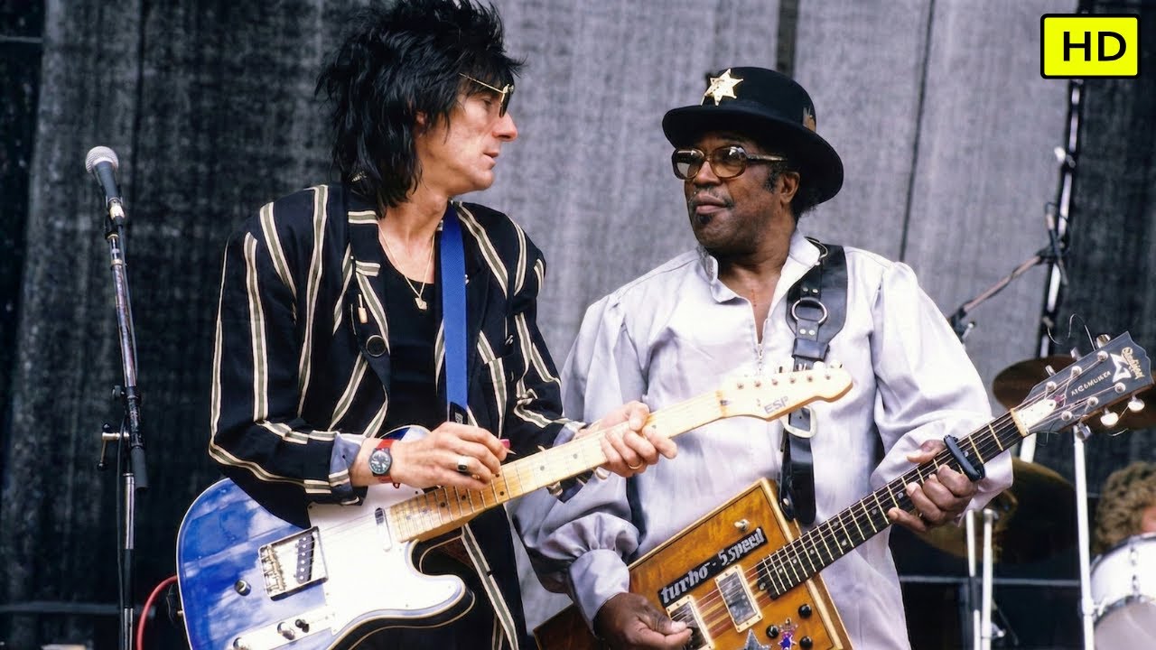 Ron Wood & Bo Diddley - Ooh La La [HD] - Live at The Ritz 1987