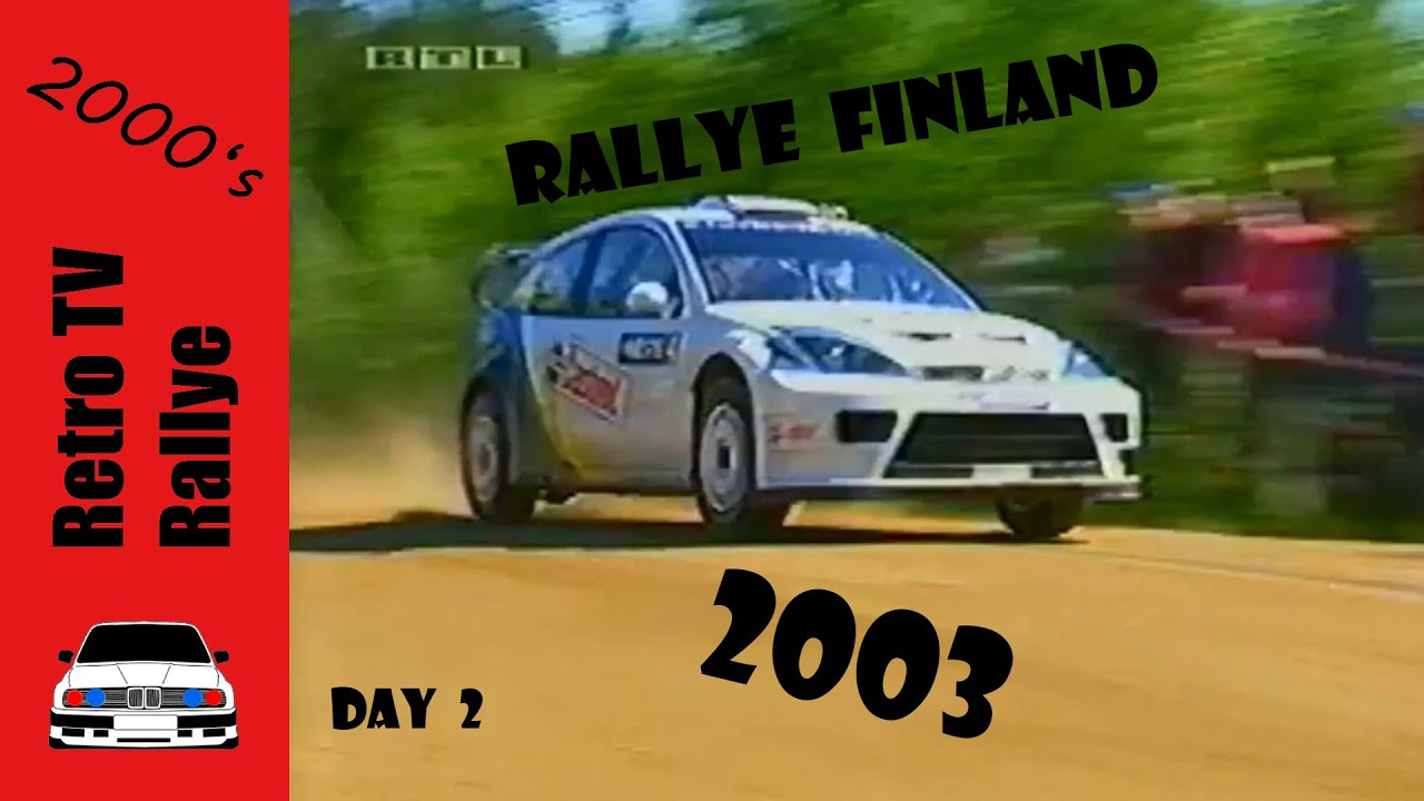 WRC Rallye Finland 2003 | Tag 2 | Retro TV RTL | Rallye Weltmeisterschaft | Makko Märtin, Gronholm